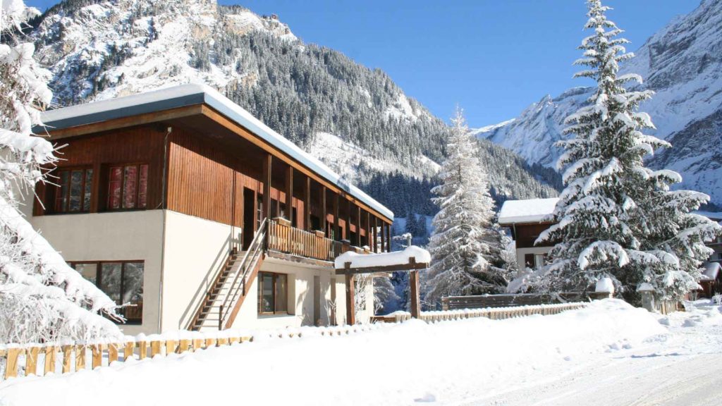 Vue sur le chalet de la Grande Casse à Pralognan