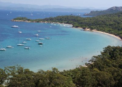 Vue aérienne sur la Presqu'Ile de Giens