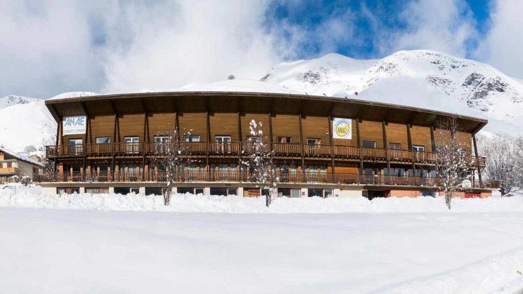 Vue sur le chalet de l'Anaé à St-Sorlin d'Arves