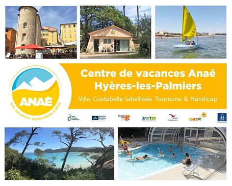 Couverture flyer Anaé lieu de vacances Hyères