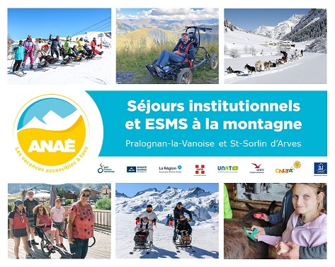 Couverture flyer Anaé séjours institutionnels et ESMS à la montagne