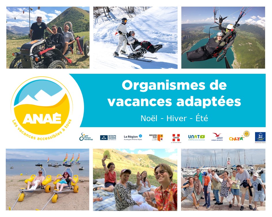 Couverture flyer Anaé séjours organismes de vacances adaptées (OVA)