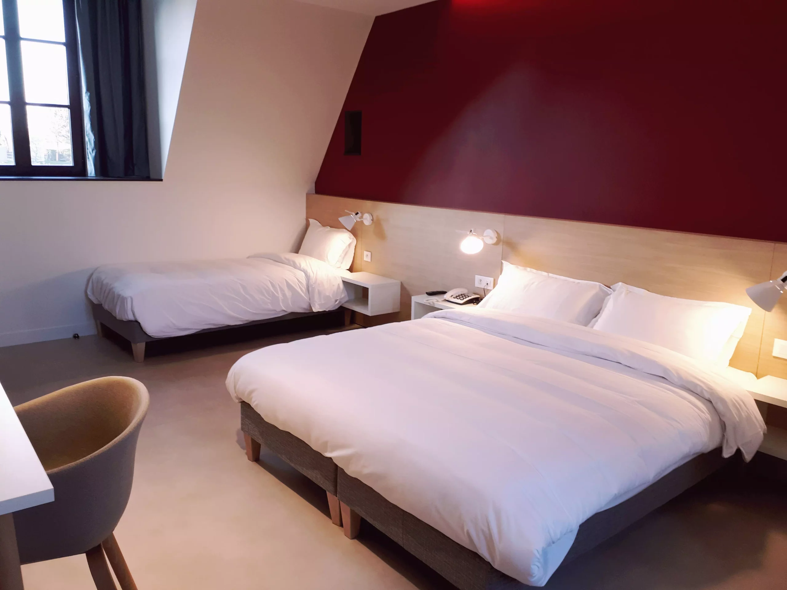 Chambre 3 couchages au château de la Porte Neuve à Riec-sur-Bélon